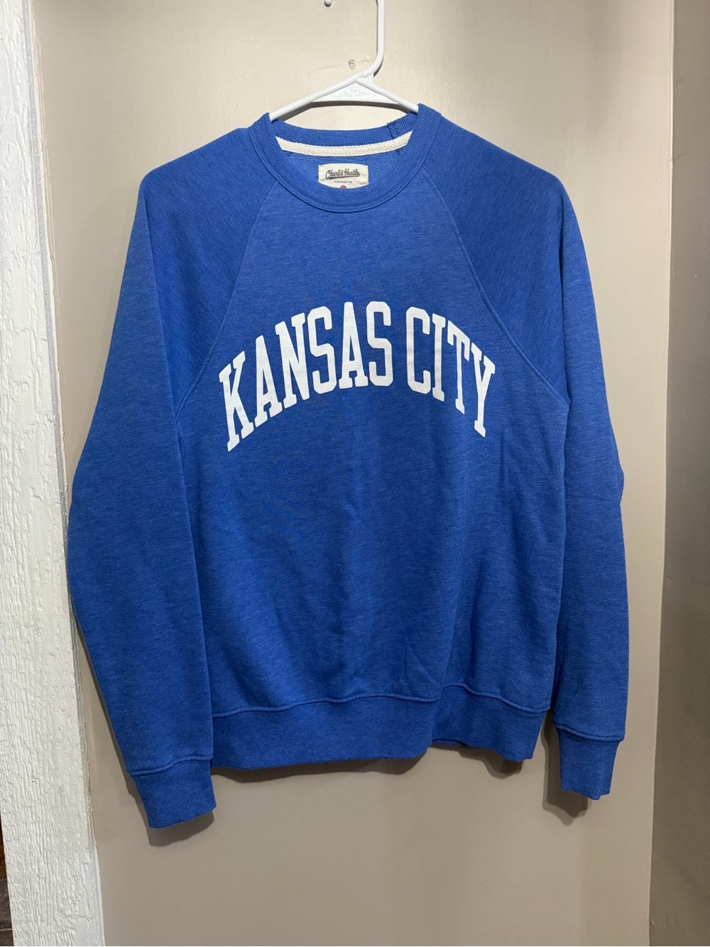 Kansas City Arch Logo Crewneck Sweatshirt - Royal Blue